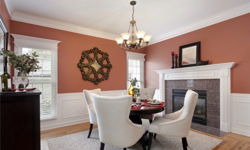 bold white accent trim for interiors