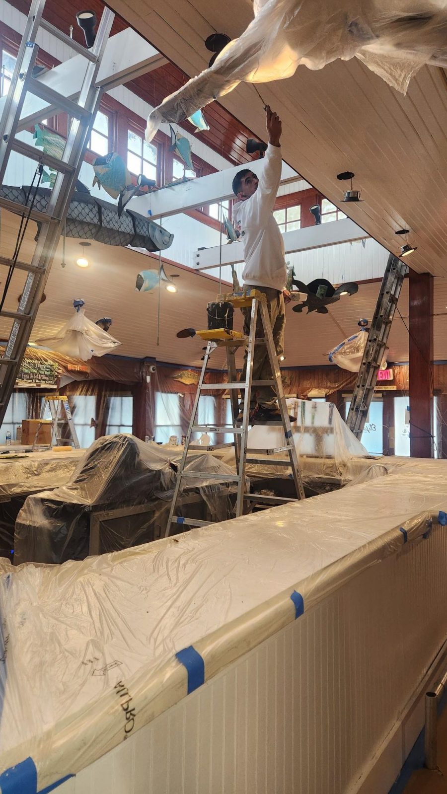 Commercial Elijah's & Pilot House Interior Painting Project in Wilmington, NC - Before 3 Preview Image 2