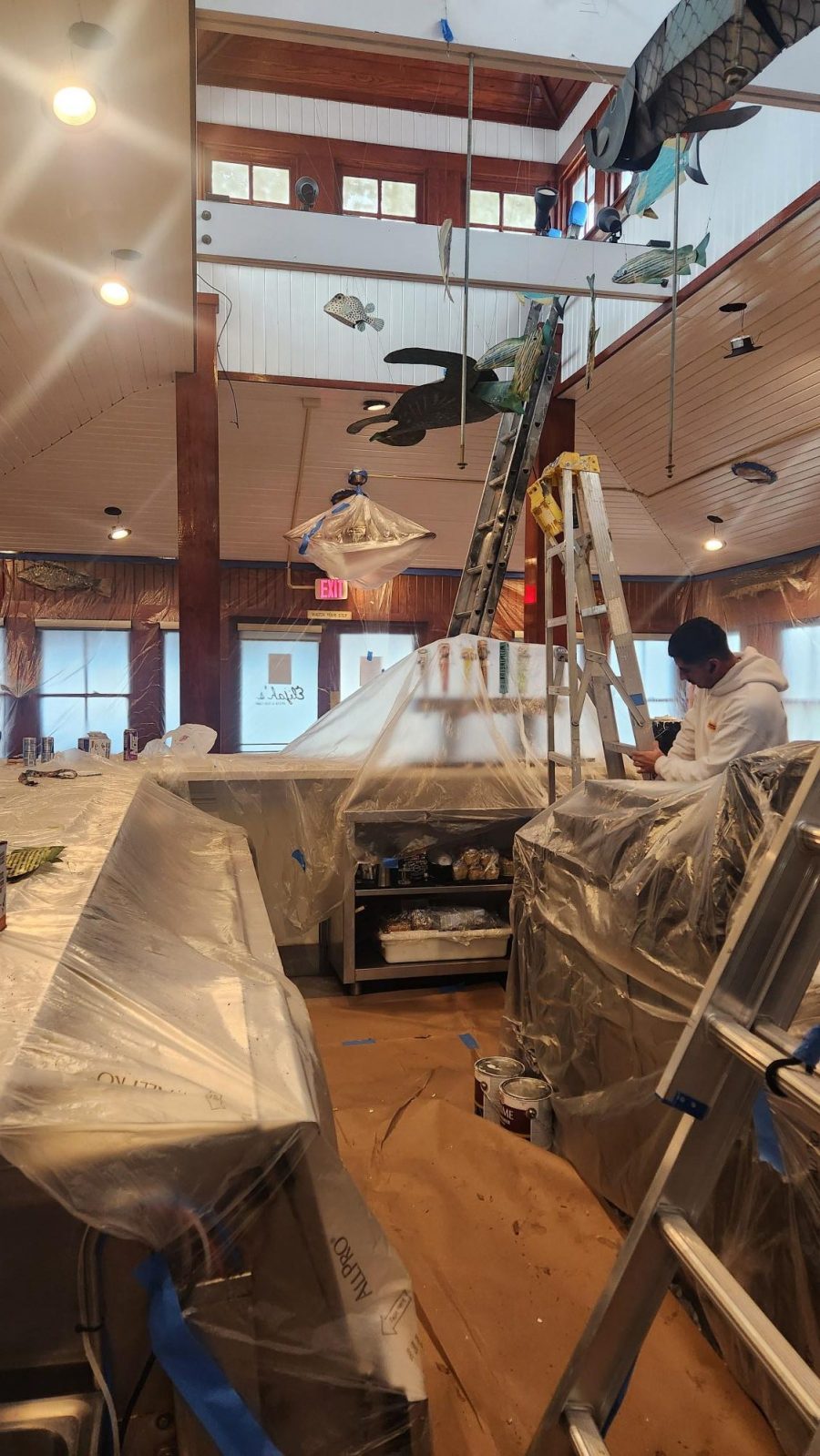 Commercial Elijah's & Pilot House Interior Painting Project in Wilmington, NC - Before 5 Preview Image 4