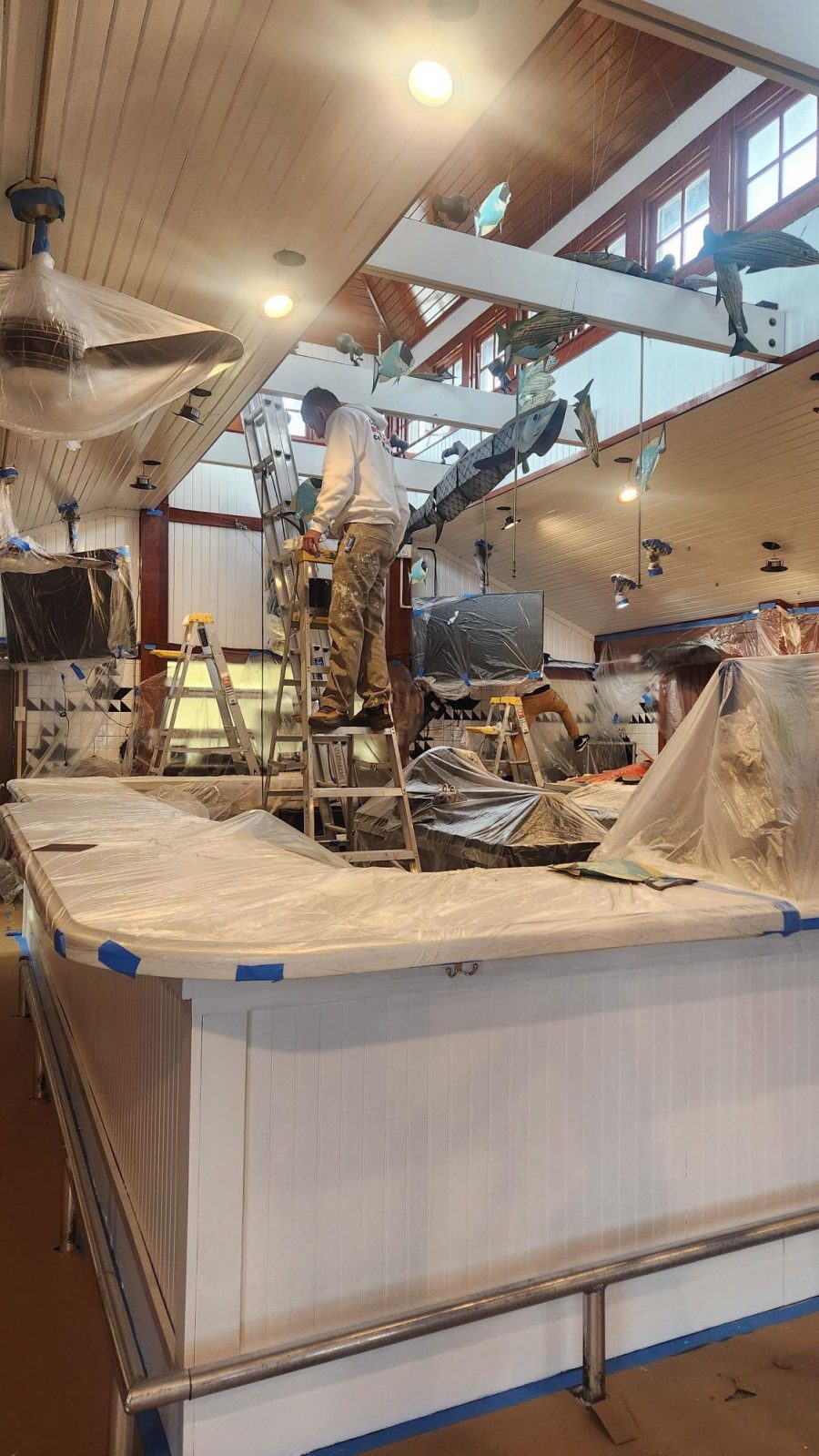 Commercial Elijah's & Pilot House Interior Painting Project in Wilmington, NC - Before 4 Preview Image 3