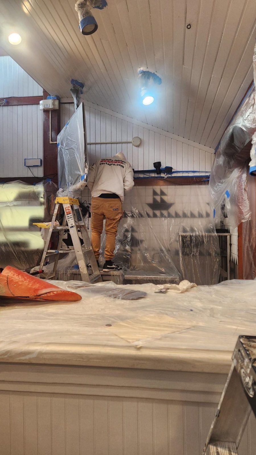 Commercial Elijah's & Pilot House Interior Painting Project in Wilmington, NC - Before 6 Preview Image 5