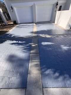 Residential Driveway in Landfall, NC, after completed project by certapro painters of Wilmington, NC - angle 4