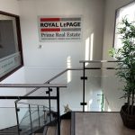 royal lepage office painted white 
