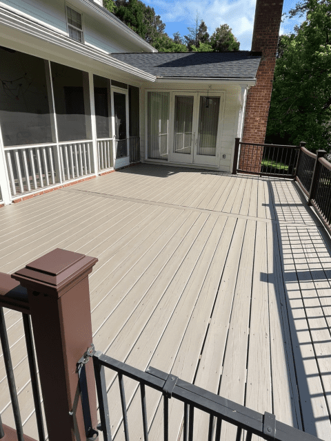 Deck Staining After
