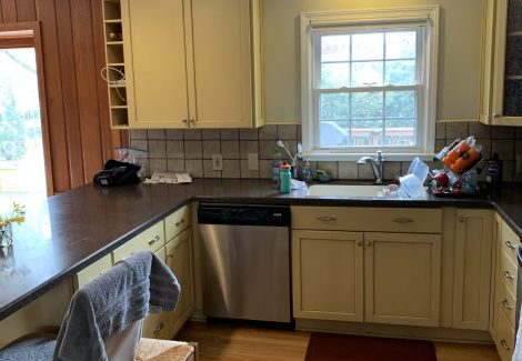 Kitchen Cabinet Before Paint Winston-Salem, NC