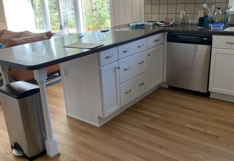 Kitchen After Painting Winston-Salem