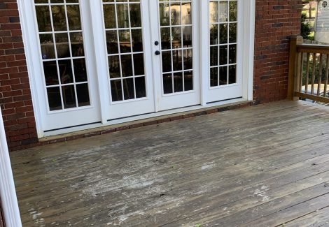 Deck Before Staining