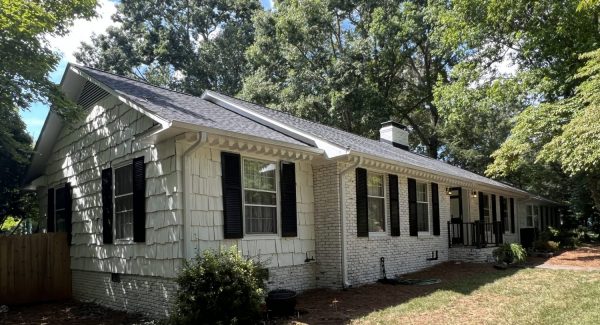 Limewash Brick and Shake Shingle in Winston-Salem, NC