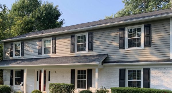 Limewash Brick Exterior in Winston-Salem, NC