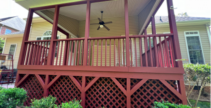Screened Porch & Deck Staining