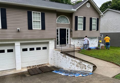 Professional Concrete Block Painting