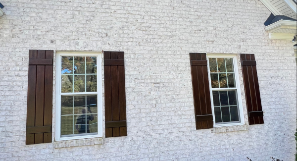 Shutter Staining in Winston-Salem, NC