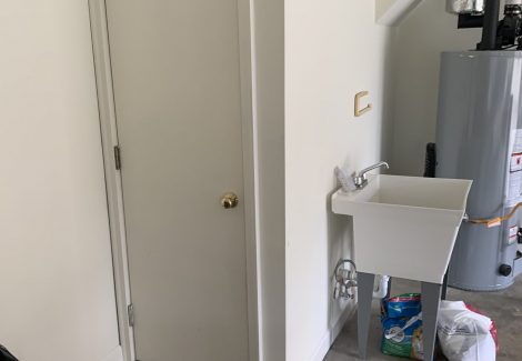 Garage Wall After Painting