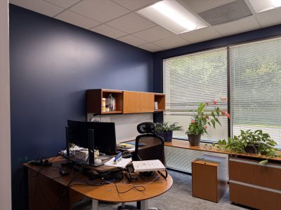 Painted office space in Winston-Salem 2025.