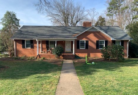 before brick painting in Winston-Salem