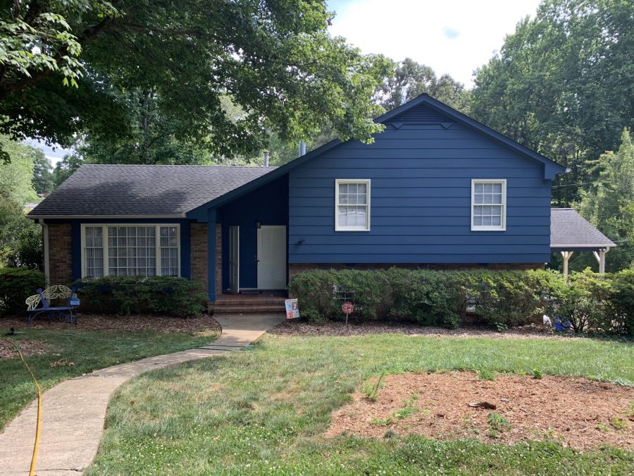 Front Exterior House Painting Winston-Salem, NC Preview Image 1