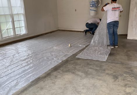 Garage Painting Prep