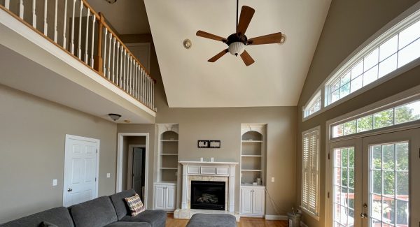 Winston-Salem interior home painting.