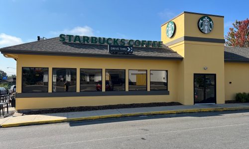 Starbucks Exterior Painting