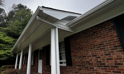 Front Porch Soffit & Columns - After