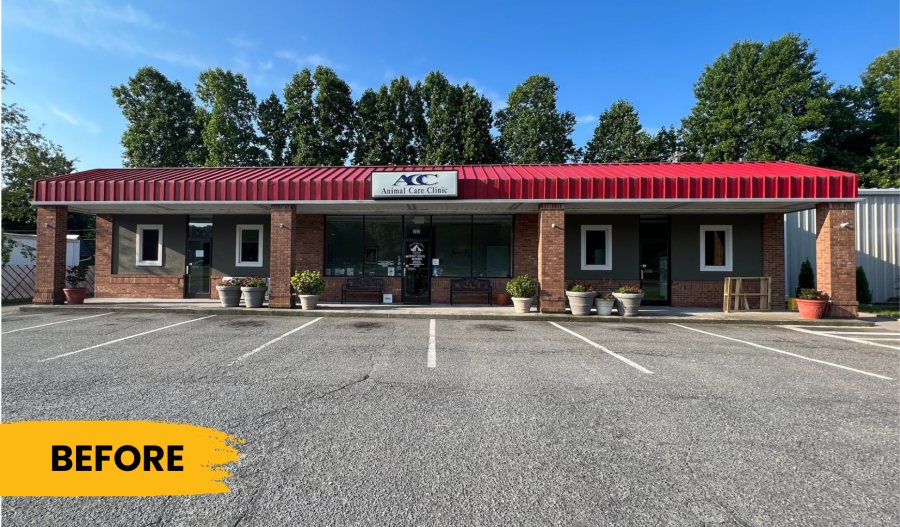 Veterinarian Clinic in Rural Hall Before Limewash Preview Image 4
