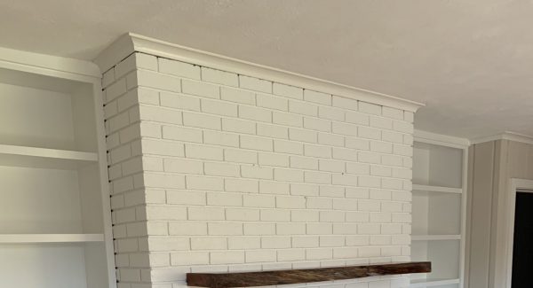 Brick Fireplace Painting