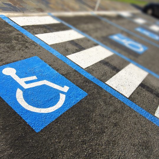 Handicap Parking Lot Striping Western North Texas