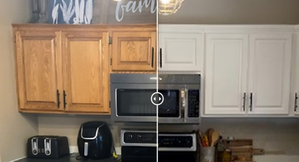 Cabinet Before and After