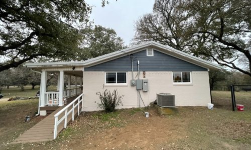 Brick Painted Cream Color