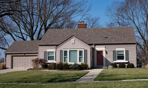 Single Story Exterior Stock Art