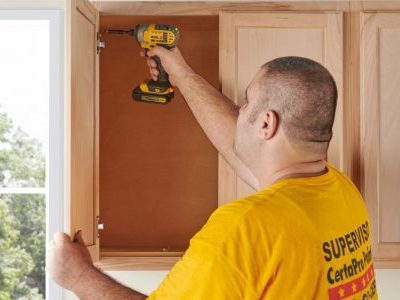 remove cabinet hardware prep for painting