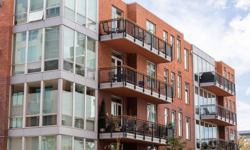 Condo complex stock art