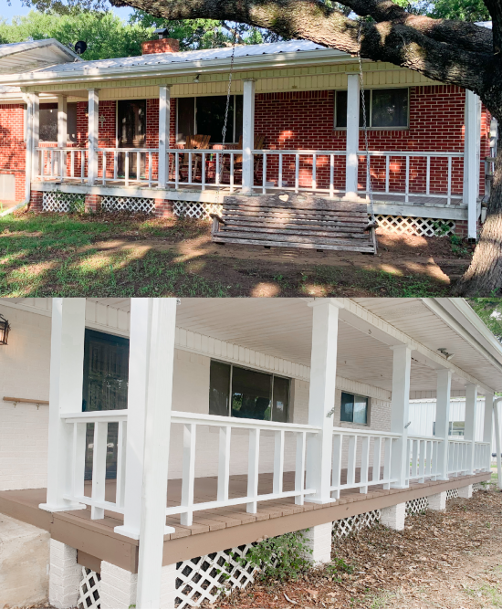 Brick Exterior Before & After