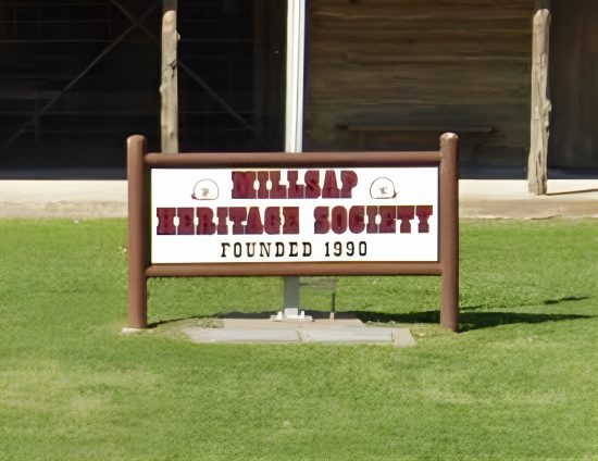 Millsap Heritage Society Sign