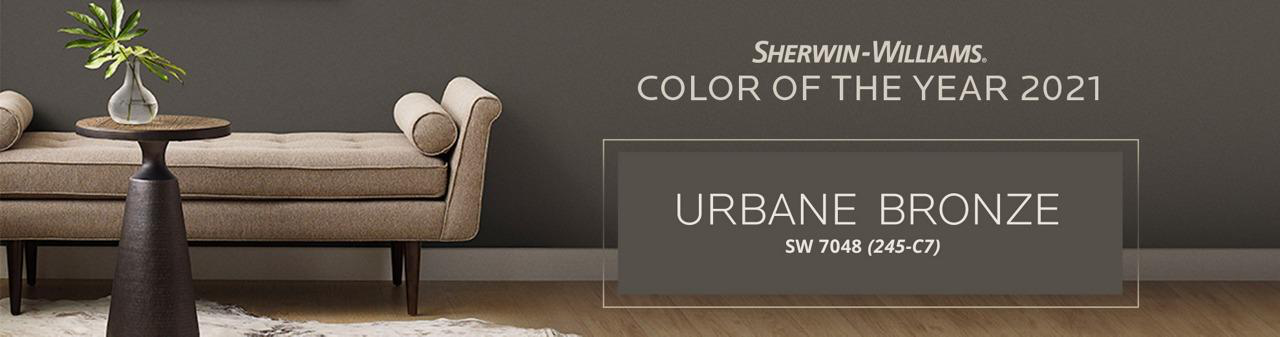 sherwin-williams color of the year 2021 urbane bronze