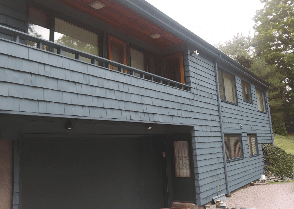 Multi-Story Exterior Repaint After