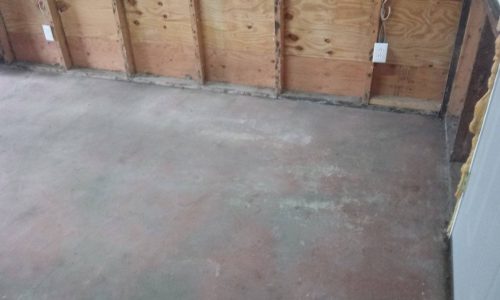 Garage Floor - Before