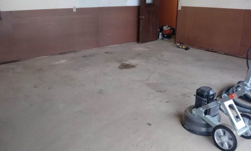 Garage Floor - Work in Progress