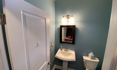 After Bathroom Painting