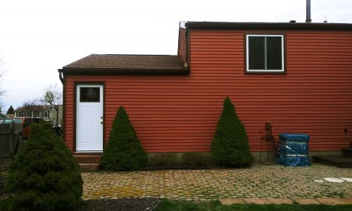 After Aluminum Siding Painting