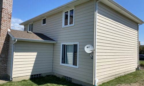After Siding Painting
