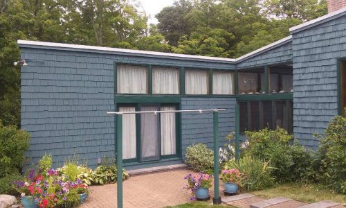 After Cedar Siding Painting