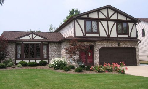 Mixed Media Stucco Home