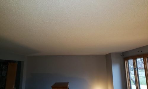 Living Room - Before Popcorn Ceiling Removal