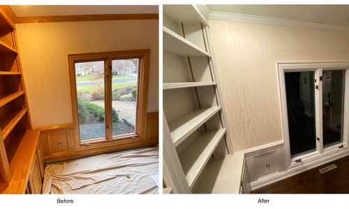 Shelves & Trim - Before and After