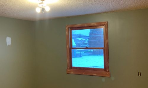 Living Room Before Ceiling Restoration