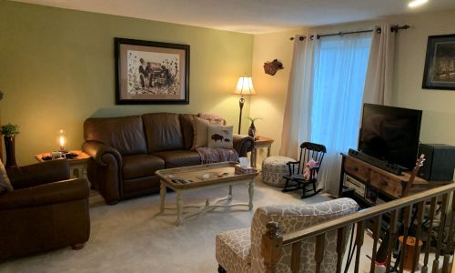 Living Room Painting Project - Before Painting