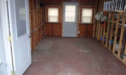 Garage Floor - Work in Progress