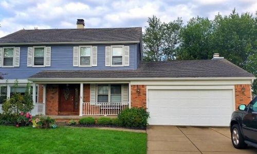 After Vinyl Siding Painting
