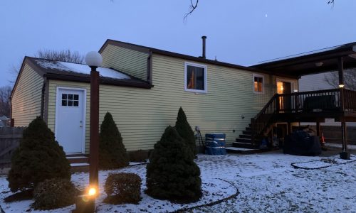 Before Aluminum Siding Painting